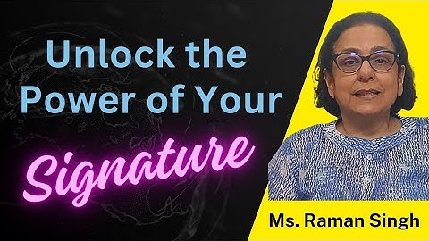 Unlock the Power of your Signature | 🔥 Signature Analysis | Graphology | 2024 |