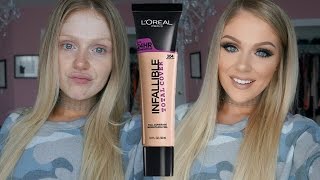 REVIEW FOUNDATION LOREAL INFALLIBLE COVER MATTE di kulit sawo matang | RIRIEPRAMS