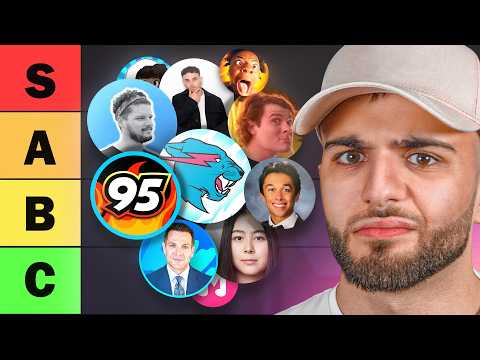 Ranking YouTubers You Watch