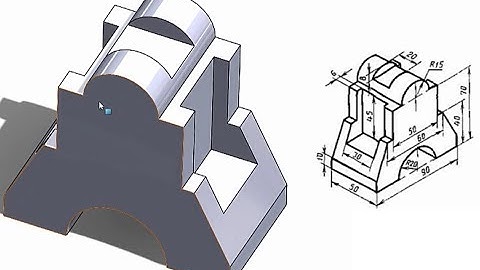 Aprende Solidworks 02-1 Ejercicio con extrusión #solidworks #diseño #cad