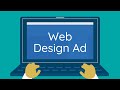 Web design ad template editable