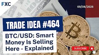 Trading Idea №464 | BTC/USD: Smart Money Is Selling Here – Trade Idea Explained