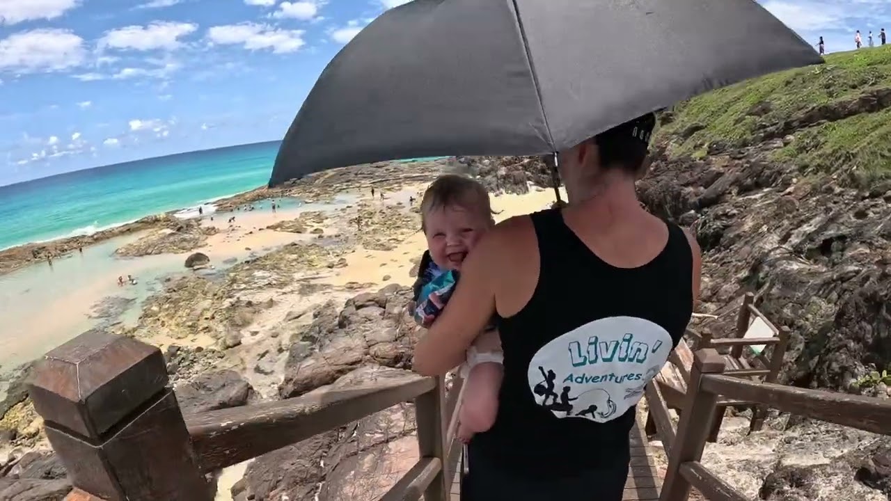 Part 4 Fraser Island Adventure - Champagne pools, Ngkala rocks and Lake McKenzie