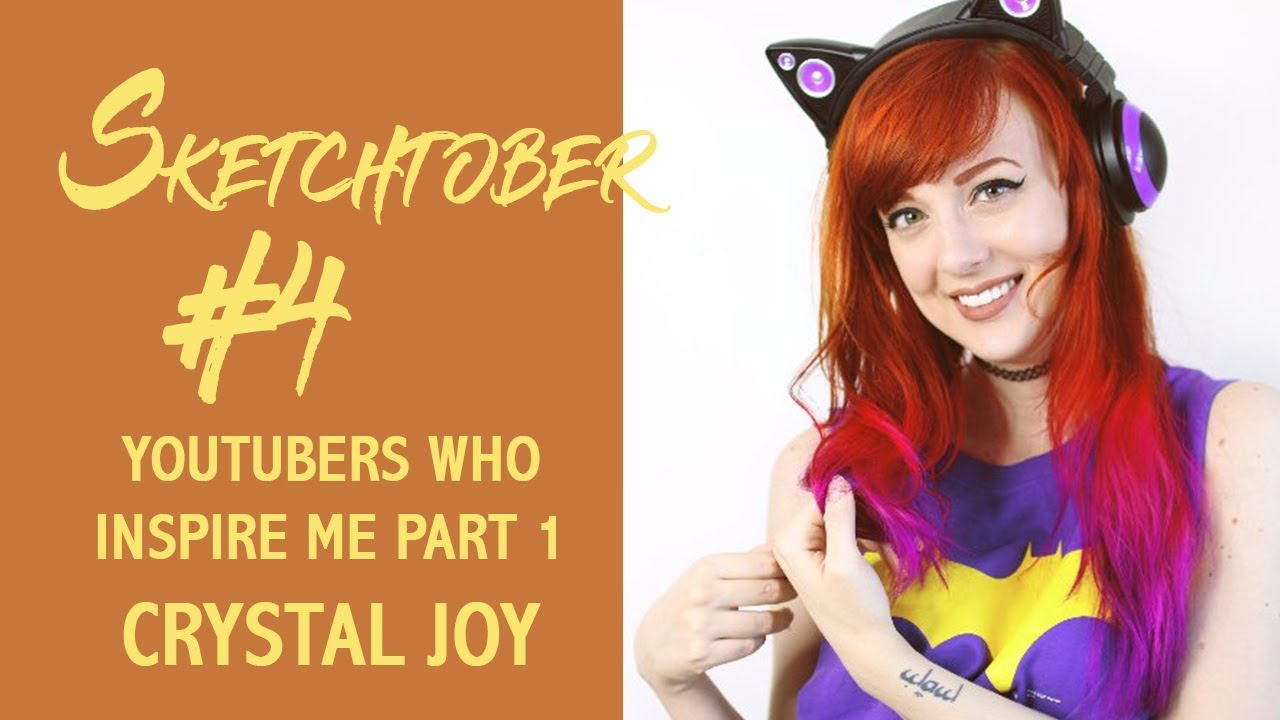 DAY 4 SKETCHTOBER -Youtubers who inspire me Part 1