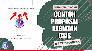 Contoh Proposal Kegiatan OSIS