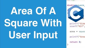 Area Of A Square | C Programming Example