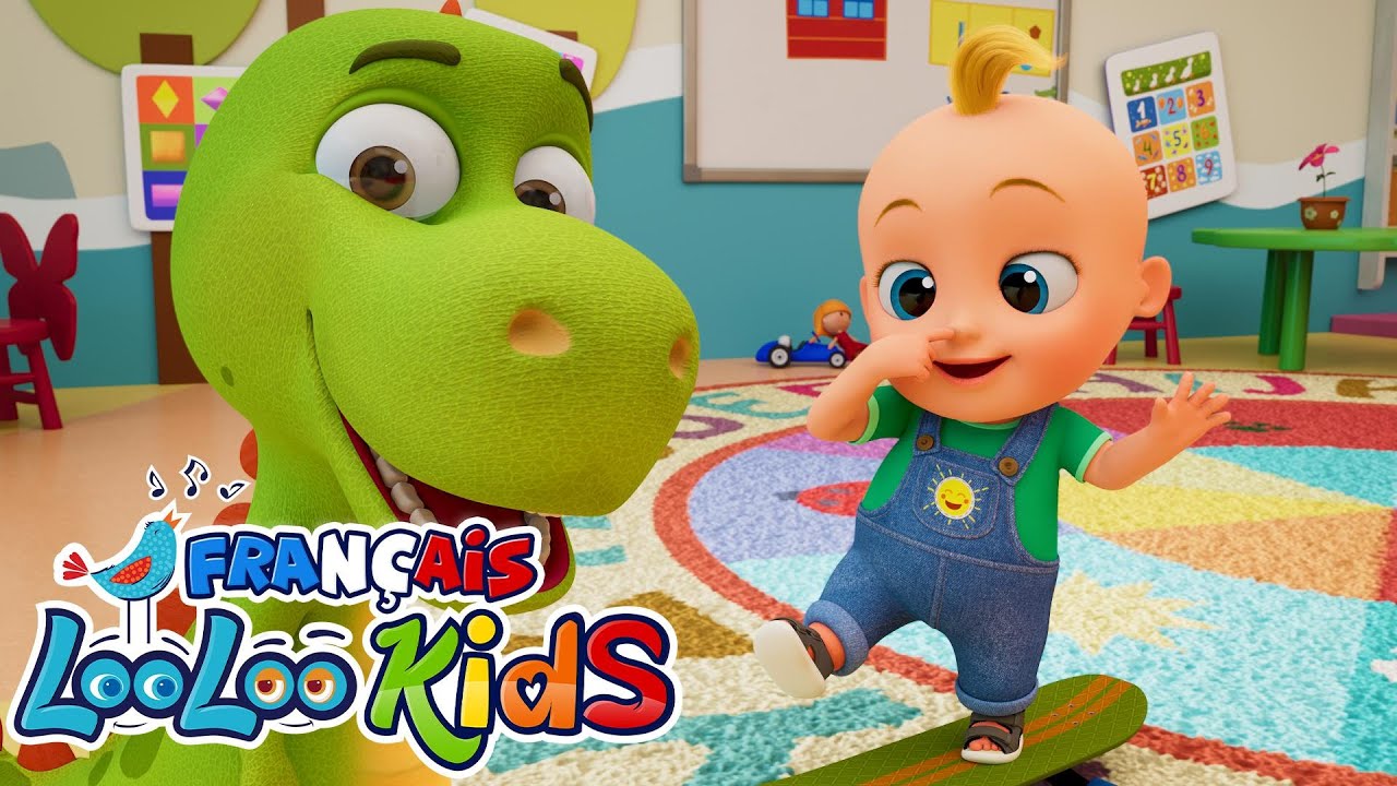 Zigalou 🦖- Chansons à gestes pour bébé - Comptines Bébé - LooLoo Kids Français