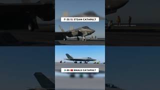 F-35 VS J-35 🇺🇸 🇨🇳 Catapult Launch From Aircraft Carriers USS Nimitz & Fujian - Stealth Fighter Jets