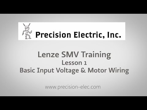 Lenze Smv Training Lesson 1 Basic Input Voltage Amp Motor