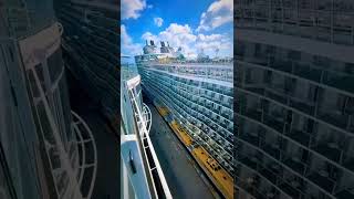 Worlds Largest Cruise Ship Titanic Wonder Of Seas City On The Vb Watching The Video