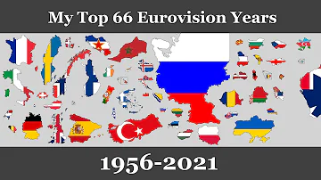 Eurovision - My Top 66 Years (1956-2021)