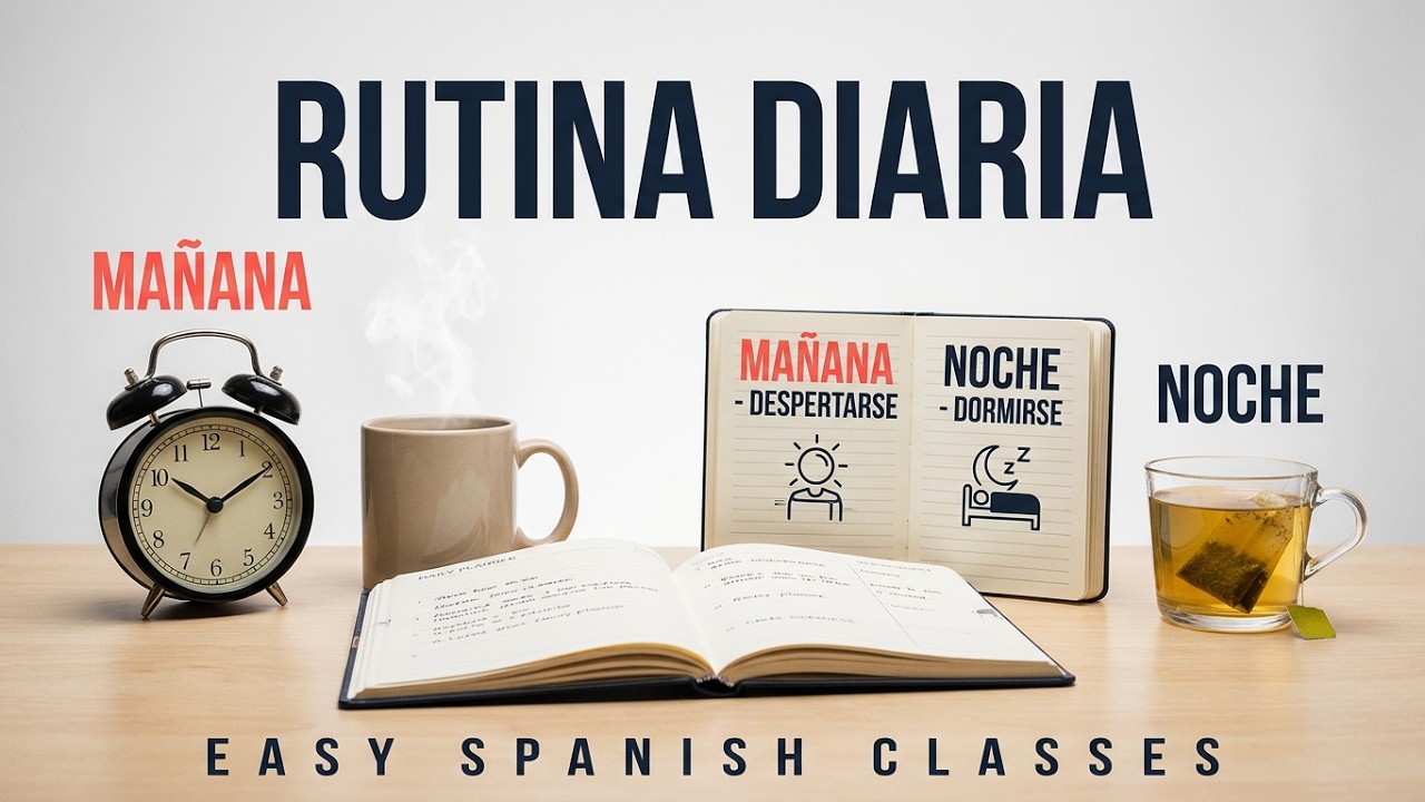 🔴 Speak Spanish With Me: Practice Your Morning & Night Routine in ...