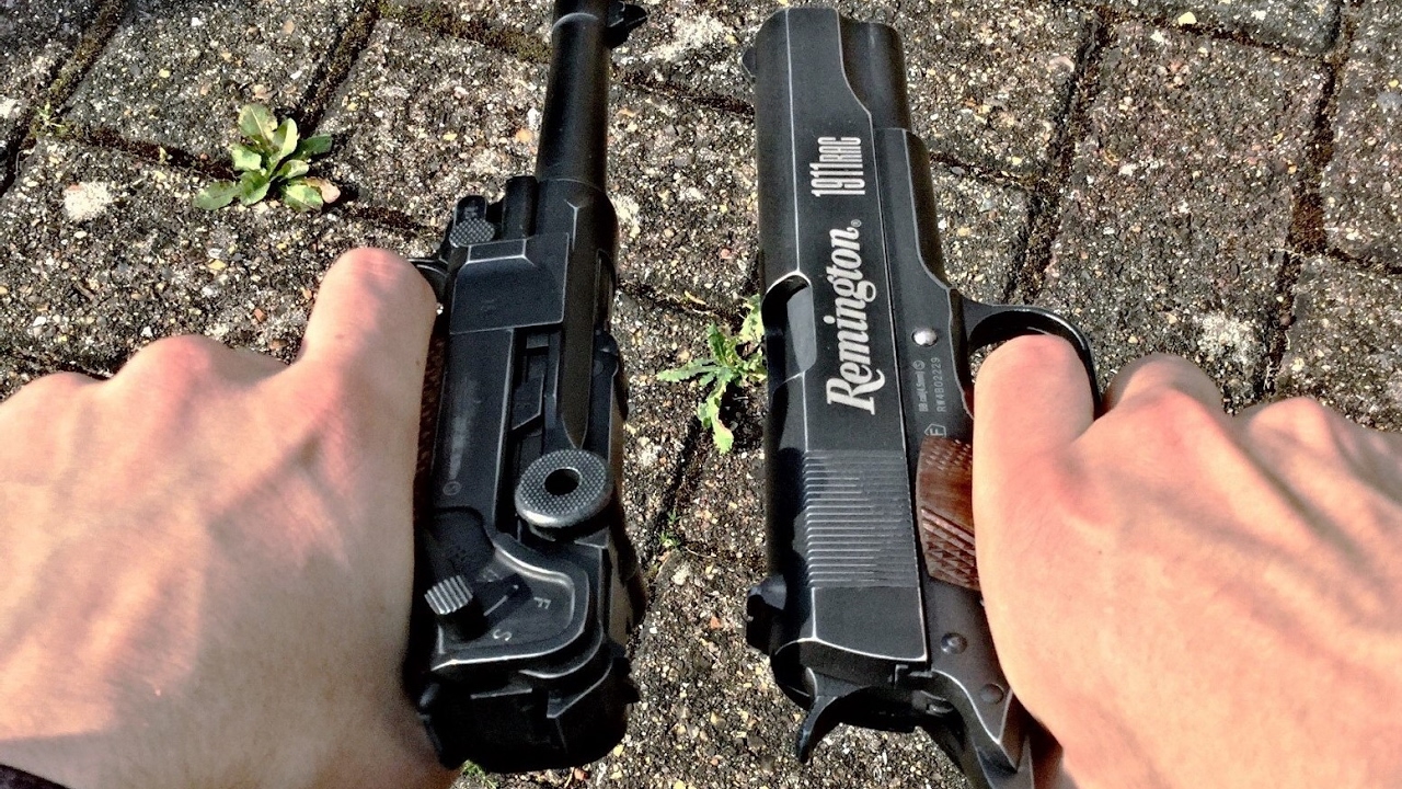 Luger vs 1911 (KWC Airguns)