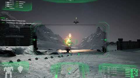 Mechwarrior 5 - ER-PPC hits on Jenner at 900m mid-jump