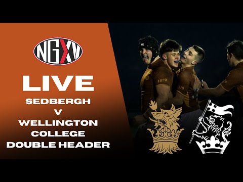 LIVE RUGBY: SEDBERGH vs WELLINGTON COLLEGE | SCHOOLS RUGBY DOUBLE HEADER