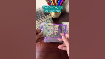 Daily Cash Envelopes for the New Week #cashstuffing #budget #daveramseyinspired #shorts