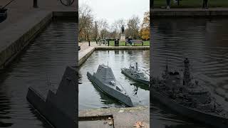 RC Stealth Ship and Warship Side by Side #ai #scalemodels