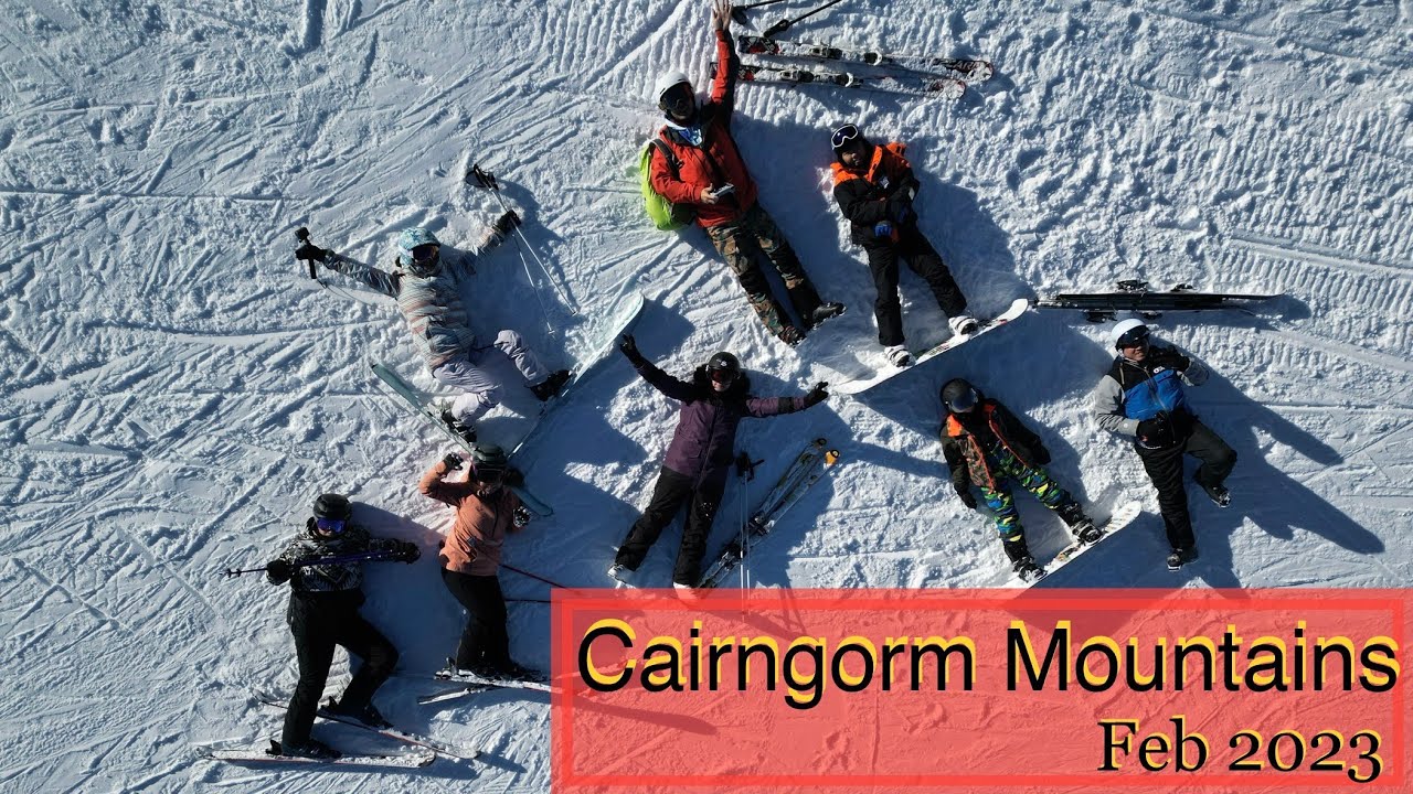 2023 Feb Cairngorm Mountain Snowboarding & Skiing YouTube