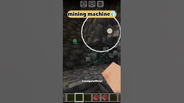 Auto Mining machine in Minecraft #minecraft #trending #shorts #vempaioffical