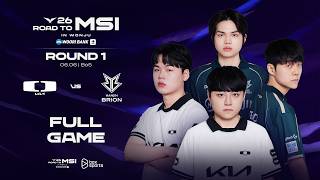 DK vs BRO | Full Game 1, 2, 3 | Round 1 | LCK 2026 Road to MSI