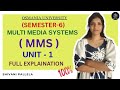 MULTI-MEDIA SYSTEMS | UNIT-1 EXPLANATION | SEM-6 | OSMANIA UNIVERSITY | 2026 | @shivanipallela