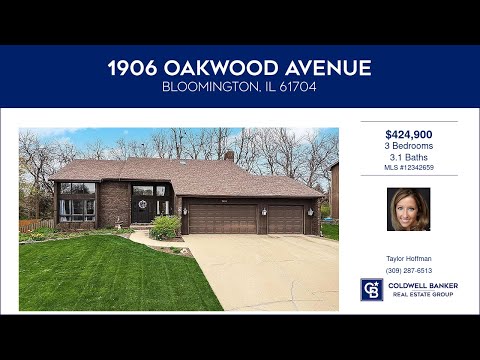 1906 Oakwood Avenue, Bloomington, IL home video tour