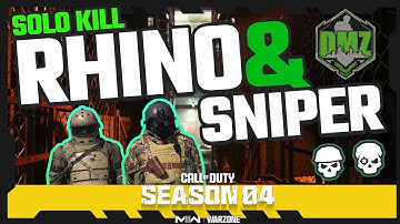 DMZ RHINO and SNIPER // SOLO & EASY KILL ☠️