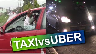 TAXI VS UBER!! BROMA