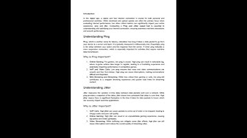 Ping and Jitter speed Test   overview and step by step guide