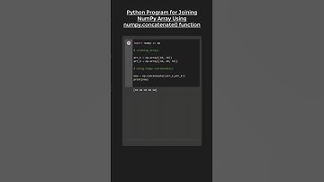 Python function to join arrays using numpy.concatenate( ) function 😱😱😎😎