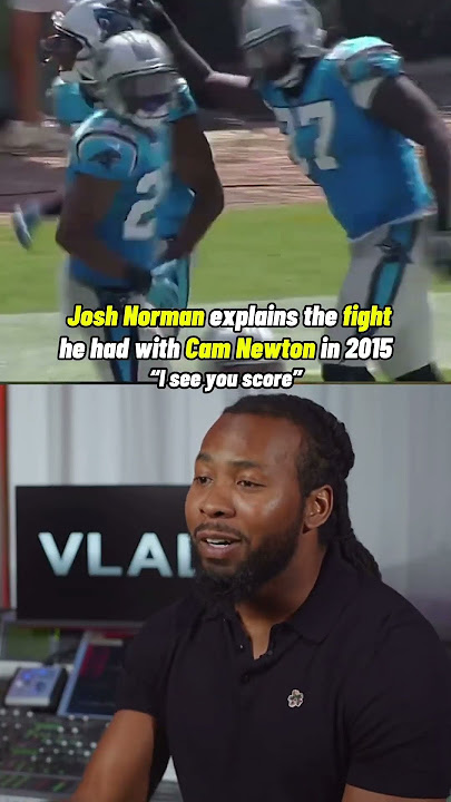 Cam Newton and Josh Norman got into a fight🤯 #shorts #nfl #shortsyoutube #youtubeshorts