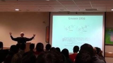 [CoSI Lecture] Dr. Rainer Weiss: 100 Years of gravitational waves, Part 1/2 - The Best Documentary E