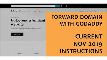 STEP BY STEP INSTRUCTIONS: How to forward GoDaddy domain name to another domain, website or webpage