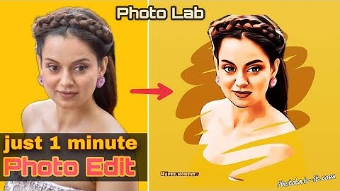 Photo Lab ! Facebook viral Photo Editing ! How to use photoLab app ! Photo lab editing tutorial
