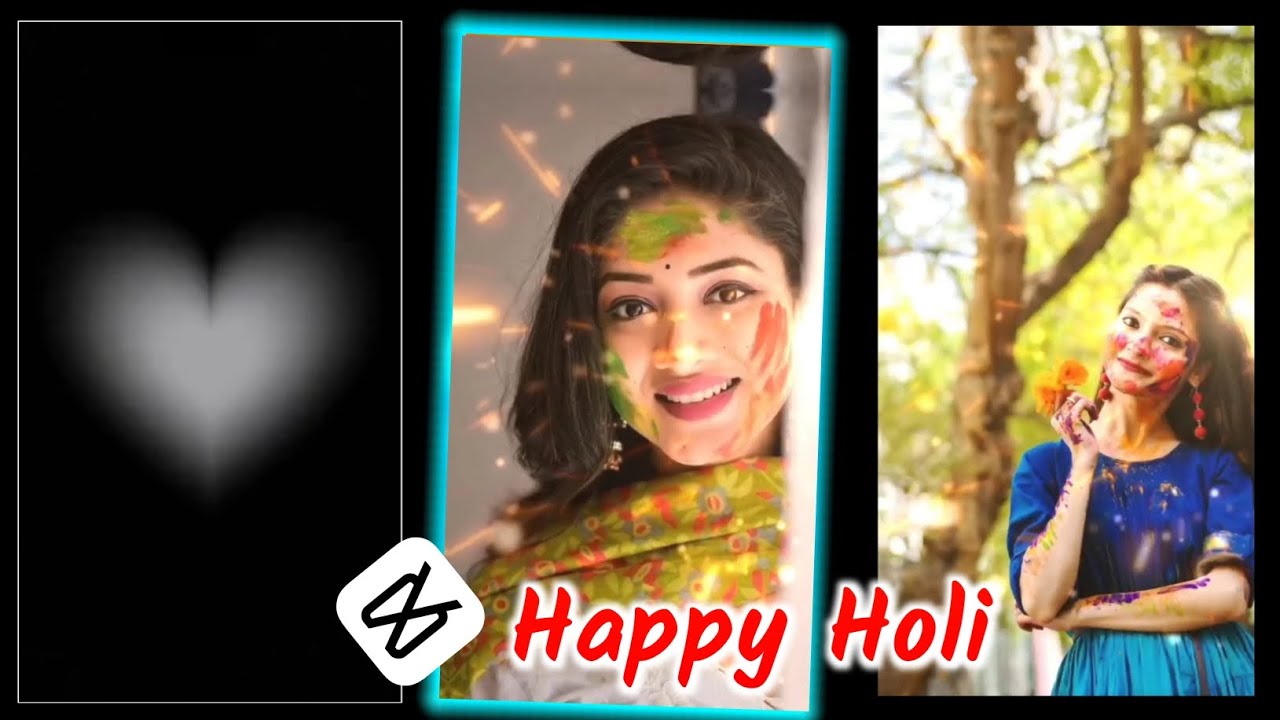 Holi Video Editing in Capcut | holi wish status video tutorial || happy holi video trend