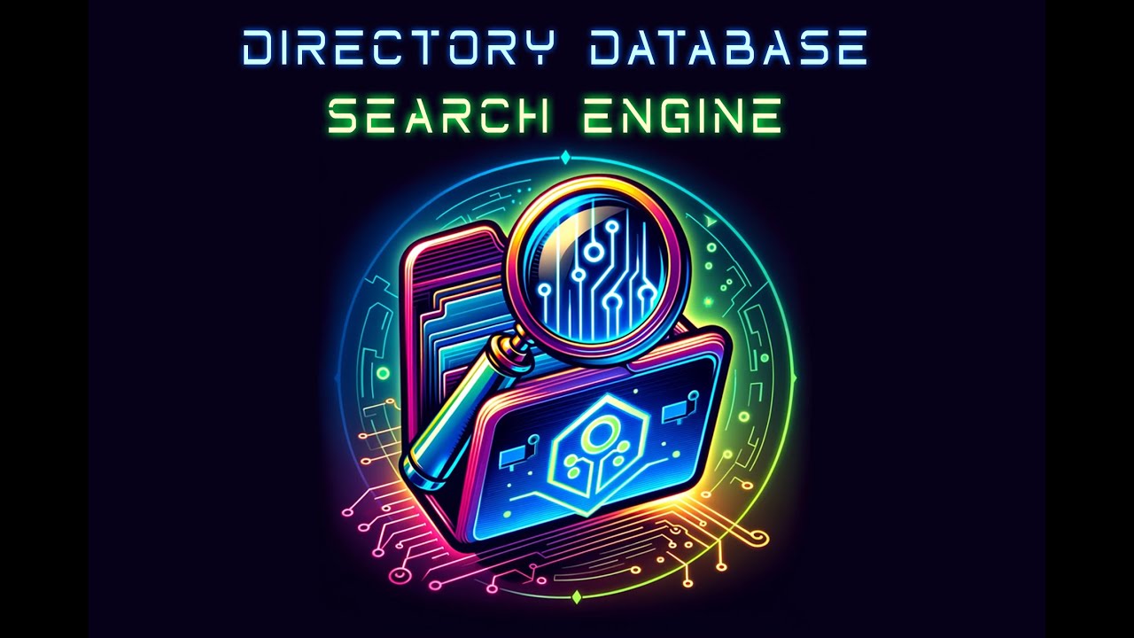 Directory Database Search Engine V0.1.0 - Tutorial - YouTube