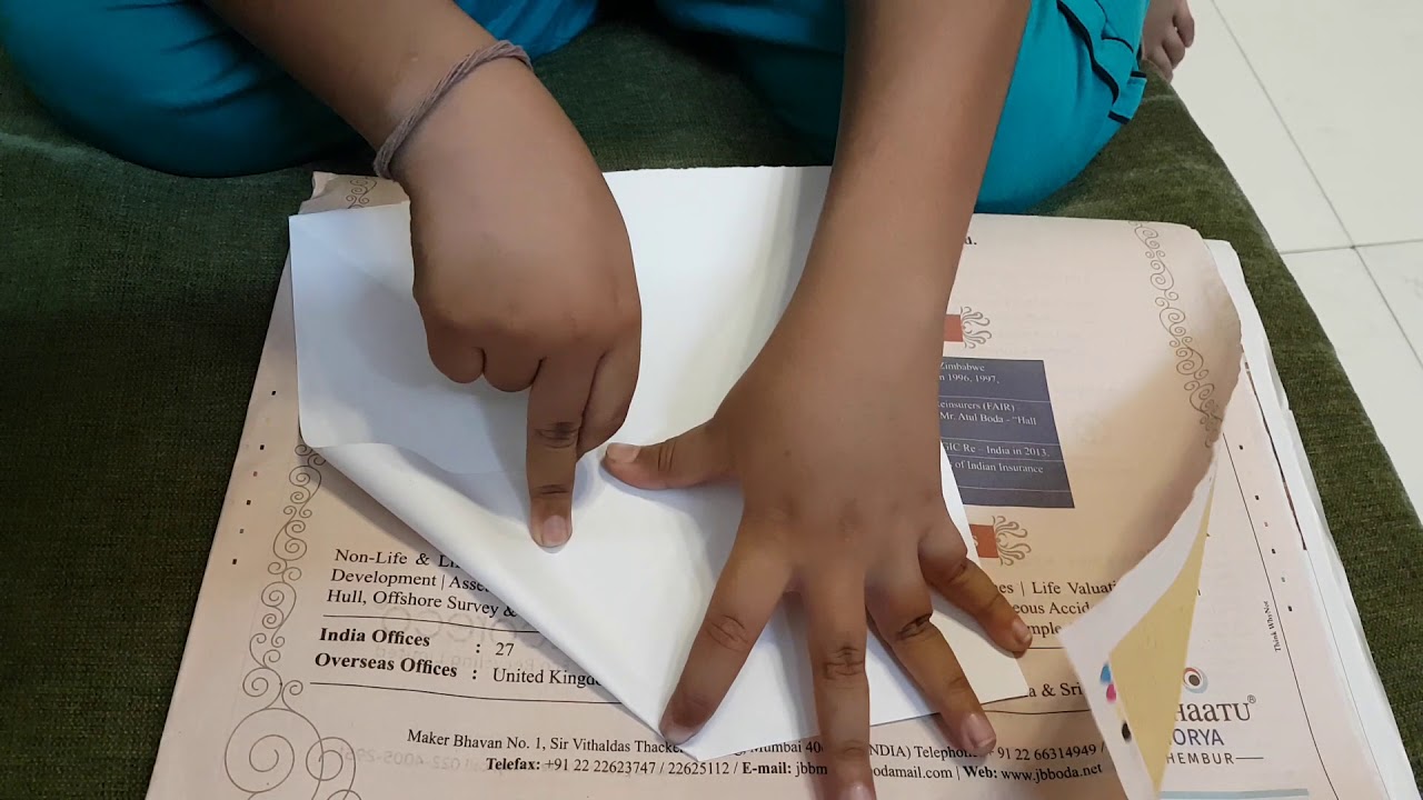 How to make chip chop using paper - YouTube