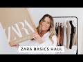 ZARA BASICS HAUL & TRY ON | Paige Kennedy