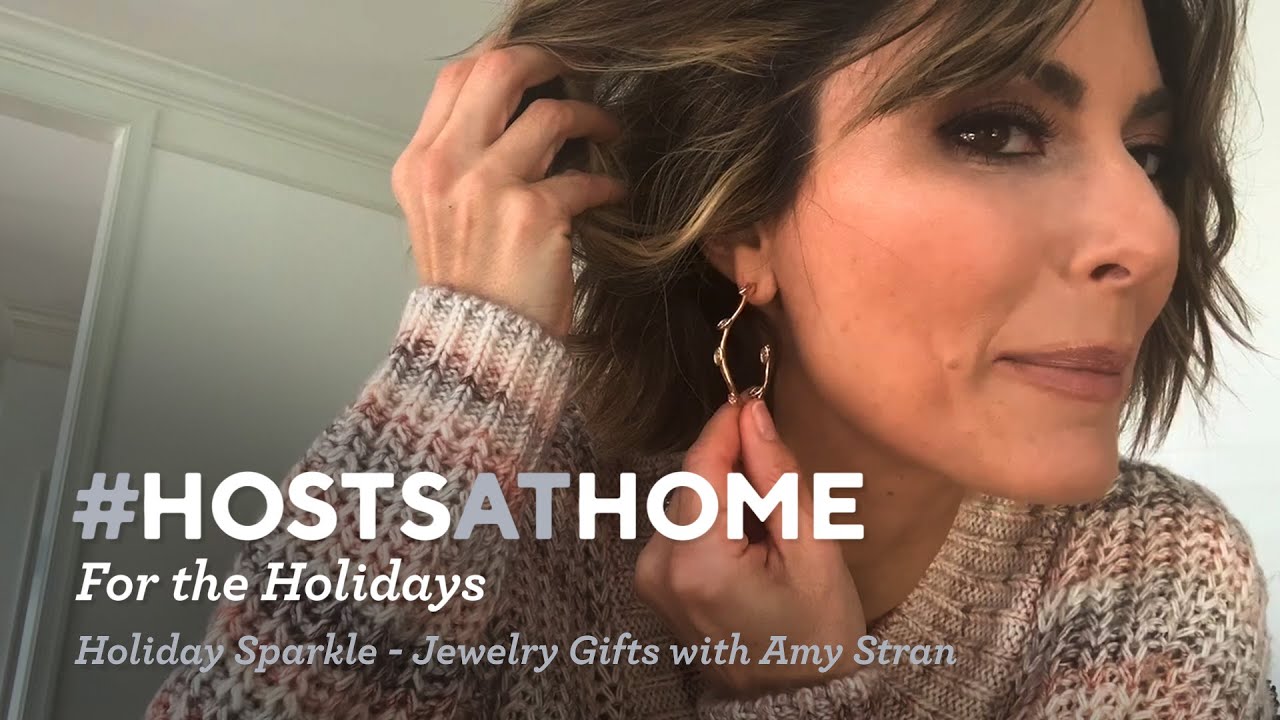 Holiday Sparkle Jewelry Gifts with Amy Stran QVC Hosts At Home for the Holidays YouTube