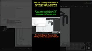 0211 FreeCAD Beginner Tutorial #2 Export Drawing to PDF File #freecad #techdraw #cad #pdffiles