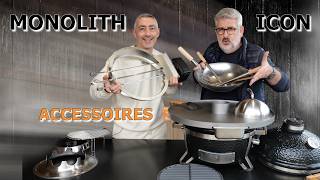 Le kamado Monolith Icon et tous ses accessoires 2026 ! Il a tout d'un grand !!!