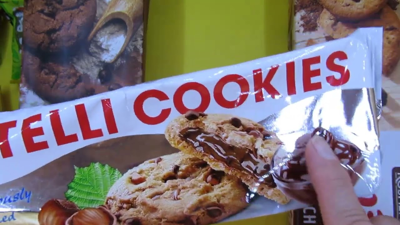 ASMR Unpacking  sweet relaxing . Nougatelli cookies