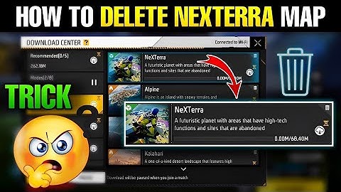 How To Delete Nexterra Map In Free Fire Max || Nexterra Map Kaise Delete Kare || Delete Nexterra Map