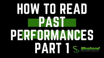 How to Read Past Performances in Horse Racing Part 1
