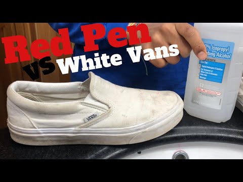 How to Easily Remove Pen From Canvas Vans Shoes