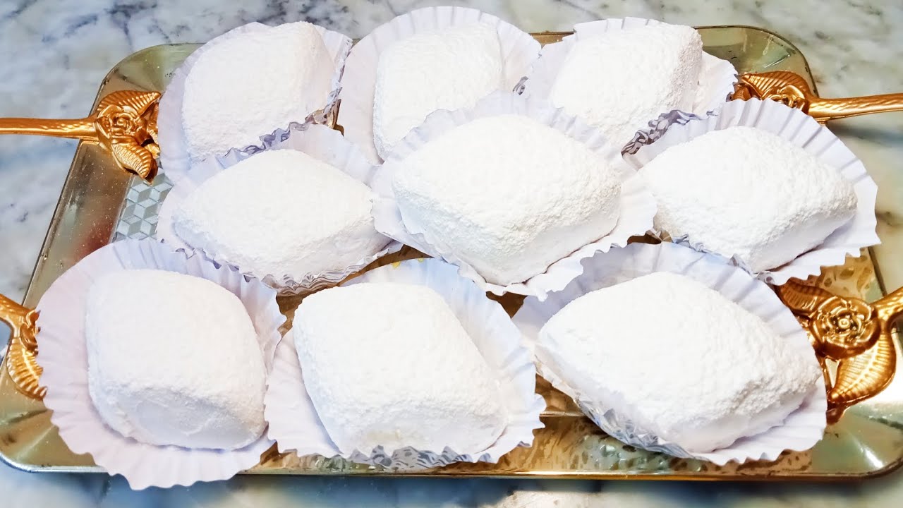 حلوى بوسو لا تمسو بدون بيض بدون ليمون الوصفة الاصلية التقليدية مع كل اسرار نجاحها