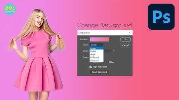 Learn How To Create Background Colors With Gradient | Photoshop Tutorial | Graphic Design