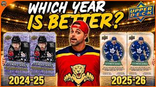 Which Year of Upper Deck Extended Series has the BEST HITS?