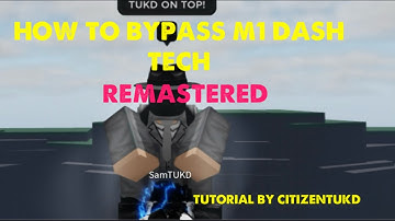 How to bypass the new m1 tech patch | The Strongest Battlegrounds (ORIGINAL VIDEO)