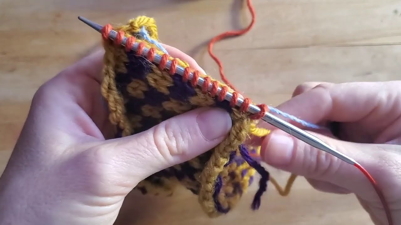 Tutoriel Tricot - Relever les mailles le long d'un steek